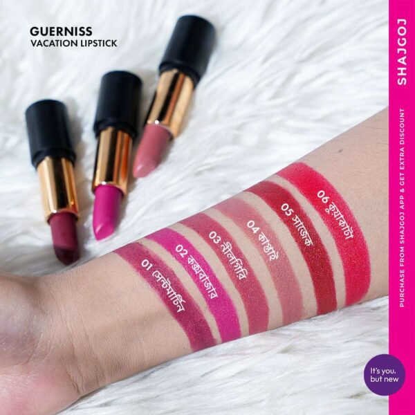 Guerniss Vacation Lipstick - 9 (Nikli Haor) - Image 2