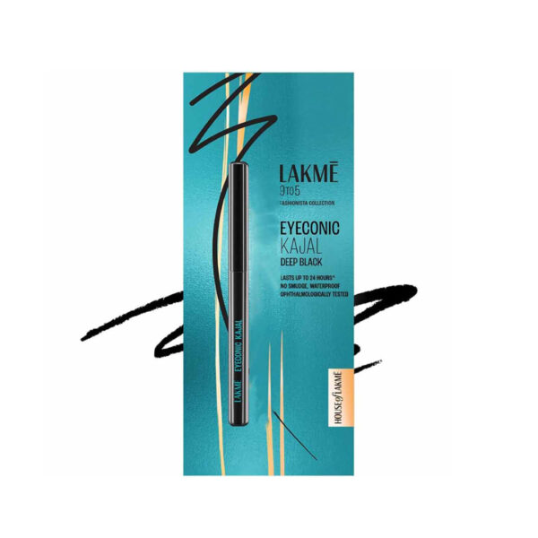 Lakme Eyeconic Kajal- Deep Black - Image 3