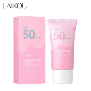 LAIKOU Japan Sakura Sunscreen: 50g of Gentle, Effective Sun Protection