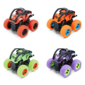Power Tumble Climbing 4WD Inertia Stunt Off-Road Toy Vehicle Multi-Style Colorful Car for Kids PVC Plastic Kid Gift