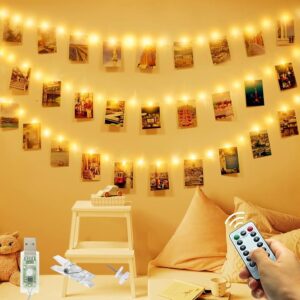 Colorful Peg Clip Christmas Photo Clip Fairy Lights Wedding Birthday Children Decoration Led Light Strings