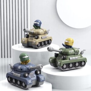 Diecast Vehicles 1/32 Alloy Military Pull Back Children's Toy Tank Model Toy China