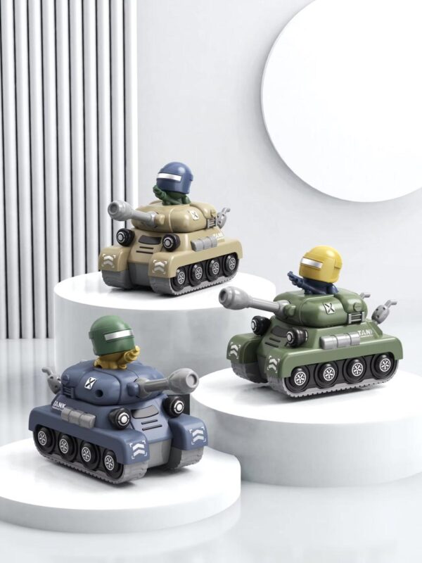 Diecast Vehicles 1/32 Alloy Military Pull Back Children's Toy Tank Model Toy China