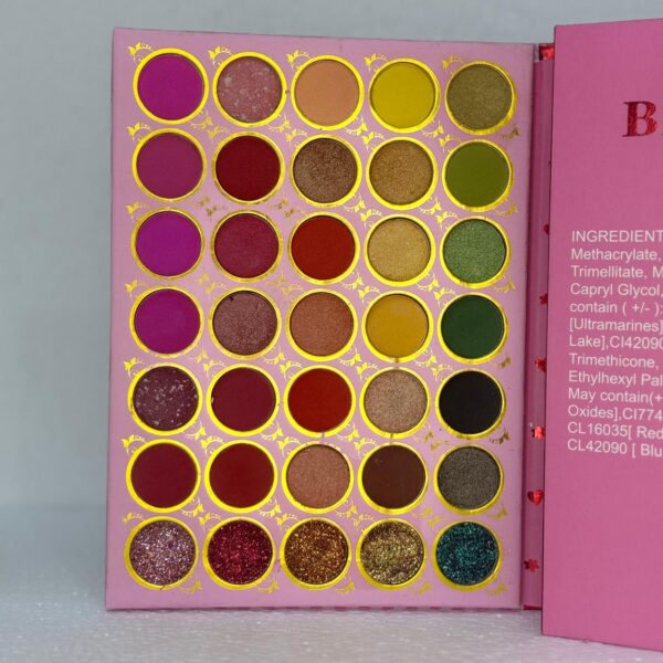 117 Colour Bronze Girl Kuromi Sanrio Eyeshadow Palette - Image 3